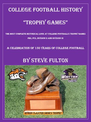cover image of College Football History "Trophy Games"